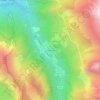 Chambéranger topographic map, elevation, terrain