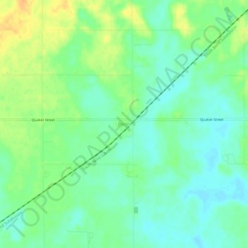 Penn topographic map, elevation, terrain