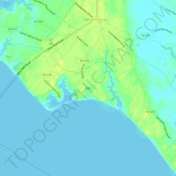 Taft topographic map, elevation, terrain