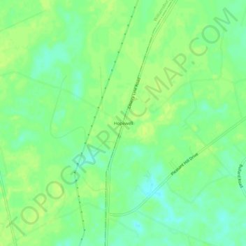 Hopewell topographic map, elevation, terrain