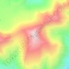 Beinn Eunaich topographic map, elevation, terrain