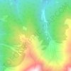 malga Laghetto topographic map, elevation, terrain