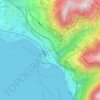 Pallens topographic map, elevation, terrain