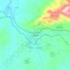 Caledon topographic map, elevation, terrain