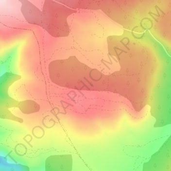 La Ballestera topographic map, elevation, terrain