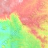 Bouar topographic map, elevation, terrain