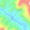 Sanchez topographic map, elevation, terrain