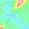 Barnes Gap topographic map, elevation, terrain