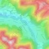Les Granges topographic map, elevation, terrain
