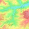 Le Hameau du Broquet topographic map, elevation, terrain