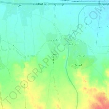 Lalma topographic map, elevation, terrain