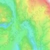 Petnjica topographic map, elevation, terrain