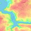 Camean Izella topographic map, elevation, terrain