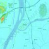 Lubao topographic map, elevation, terrain