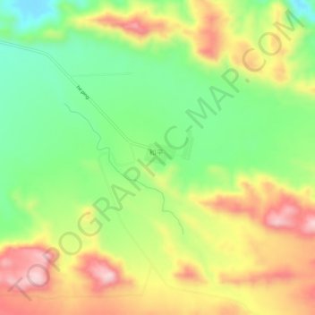 Annanba topographic map, elevation, terrain