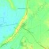 Coombe Hill topographic map, elevation, terrain