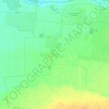 Palota topographic map, elevation, terrain
