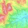 Carezza topographic map, elevation, terrain