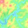 Islands of Balmoral topographic map, elevation, terrain
