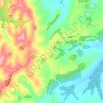 Glen Murray topographic map, elevation, terrain
