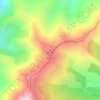 Monte Tolu topographic map, elevation, terrain