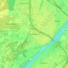Hout-Blerick topographic map, elevation, terrain