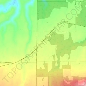 Foxboro topographic map, elevation, terrain
