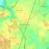 New Rackheath topographic map, elevation, terrain