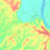 San Carlos topographic map, elevation, terrain
