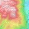 Muhraqa topographic map, elevation, terrain