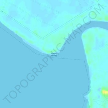 Tanjung Api Api topographic map, elevation, terrain