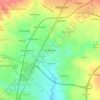 Mondoroko topographic map, elevation, terrain