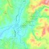 Towerville Phase 1A topographic map, elevation, terrain
