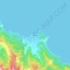 Thassos topographic map, elevation, terrain