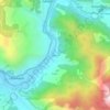 Mandav topographic map, elevation, terrain