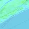 Crescent Beach topographic map, elevation, terrain