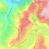 Belle Vue topographic map, elevation, terrain