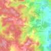 Cousteilles Hautes topographic map, elevation, terrain