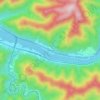 Falls View topographic map, elevation, terrain