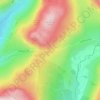 Hardknott Pass topographic map, elevation, terrain