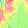 A Graña topographic map, elevation, terrain