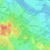 Pooksgreen topographic map, elevation, terrain