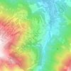 Molanès topographic map, elevation, terrain