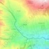 Travesias topographic map, elevation, terrain