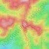 Mount Towac topographic map, elevation, terrain