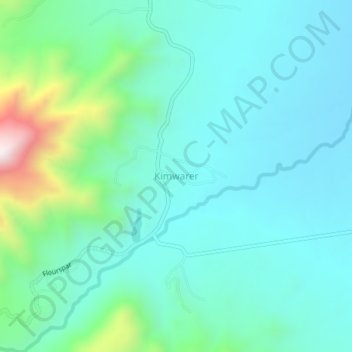 Kimwarer topographic map, elevation, terrain