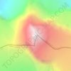 Mount Columbia topographic map, elevation, terrain