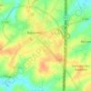 Faubourg de Péronne topographic map, elevation, terrain