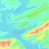 Daisy State Park topographic map, elevation, terrain