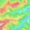 Tranchat topographic map, elevation, terrain